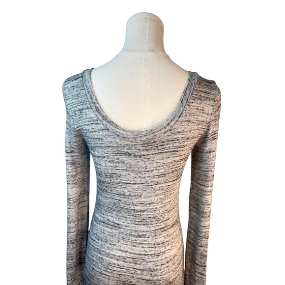2/$30 Splendid Small Gray Long Sleeve Bodycon Dress Rayon Polyester Blend - Picture 9 of 16